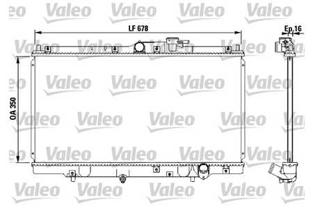Valeo 731471 Kühler, Motorkühlung