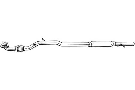 Bosal 284525 Mittelschalldämpfer