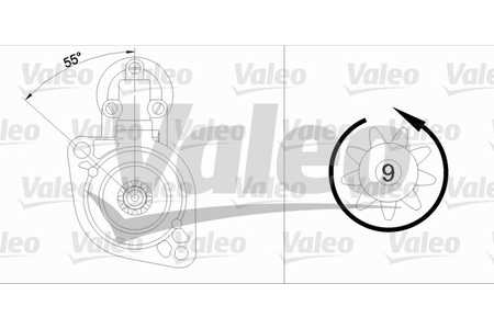 Valeo Motor de arranque VALEO RE-GEN REMANUFACTURED-0