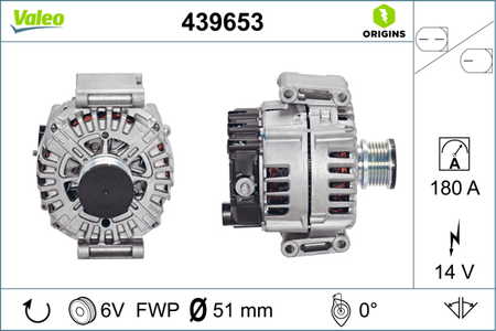 Valeo Lichtmaschine, Generator VALEO ORIGINS NEW OE TECHNOLOGIE-0