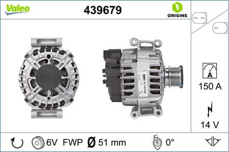 Valeo Lichtmaschine, Generator VALEO ORIGINS NEW OE TECHNOLOGIE-0