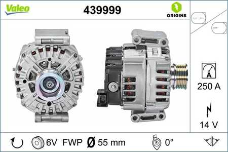 Valeo Lichtmaschine, Generator VALEO ORIGINS NEW OE TECHNOLOGIE-0