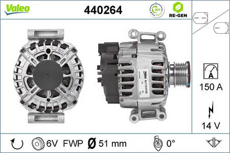 Valeo Lichtmaschine, Generator VALEO RE-GEN AT-0