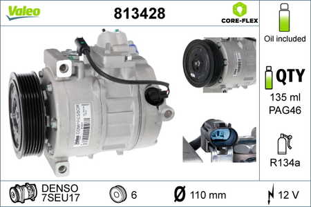 Valeo Compressore, Climatizzatore VALEO CORE-FLEX-0