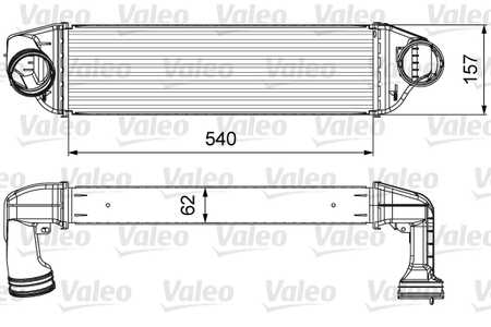 Valeo Intercooler, inlaatluchtkoeler-0