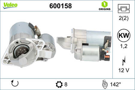Valeo Anlasser, Starter VALEO ORIGINS NEW OE TECHNOLOGIE-0