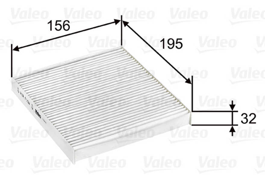 Valeo Filtro de polen VALEO ESSENTIAL-0