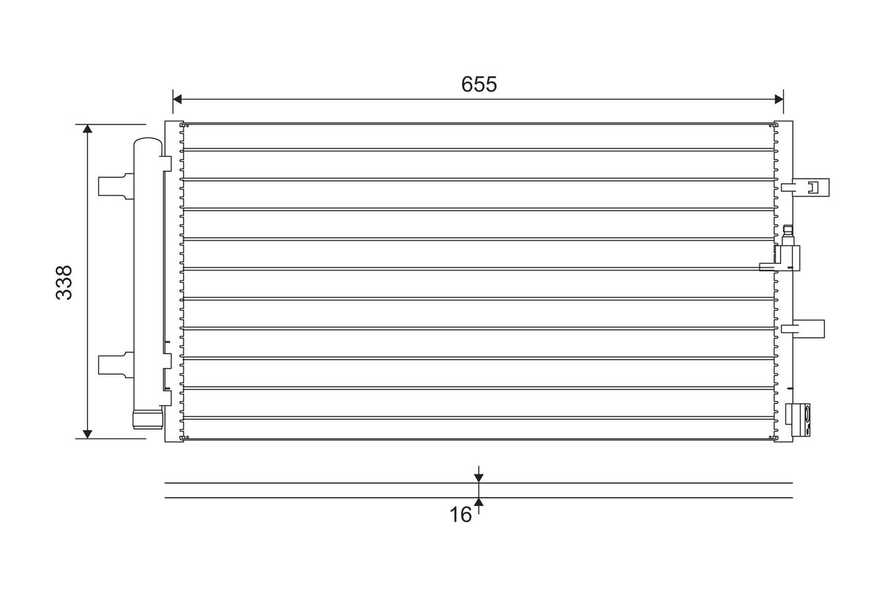 Valeo Condensor, airconditioning-0