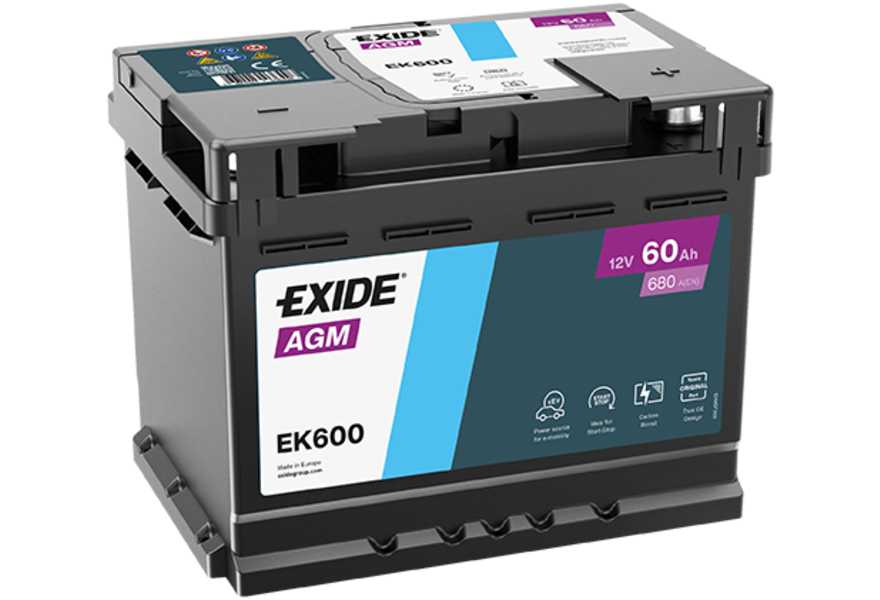 EXIDE Batteria avviamento AGM-0