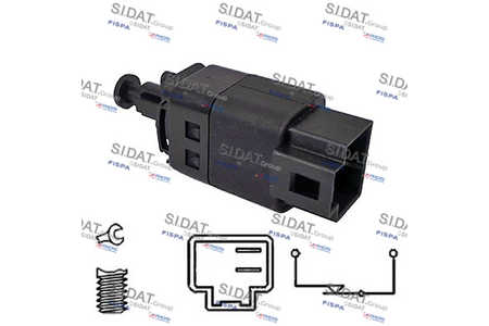 Sidat-Fispa Interruttore luce freno-0