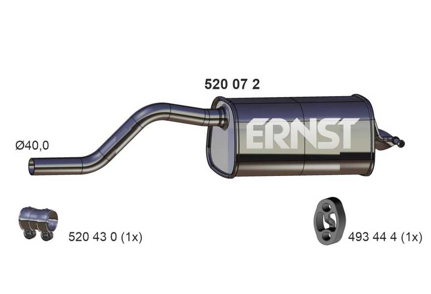 Ernst Endschalldämpfer,  Auspuff-Endtopf-0