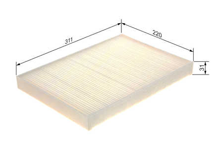 Bosch Filtro de polen-0