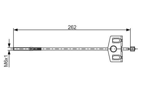 Bosch Cable de accionamiento, freno de estacionamiento-0
