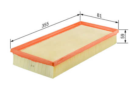 Bosch Luftfiltereinsatz-0