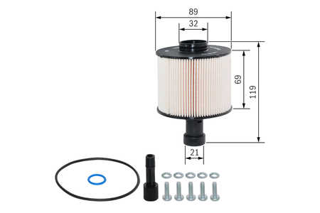 Bosch Filtro de combustible-0