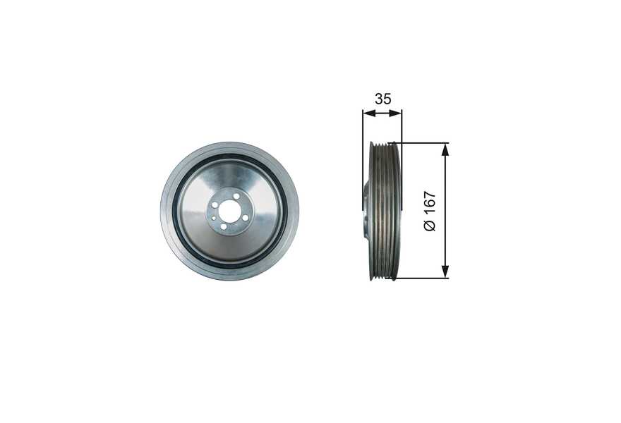 Gates Poulie, vilebrequin DriveAlign™-0