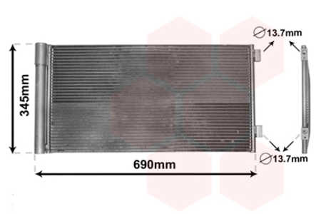 Van Wezel Condensor, airconditioning-0