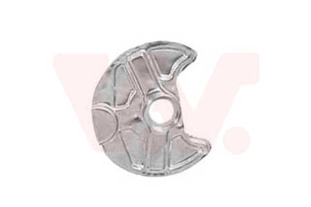 Van Wezel Chapa protectora contra salpicaduras, disco de freno-0
