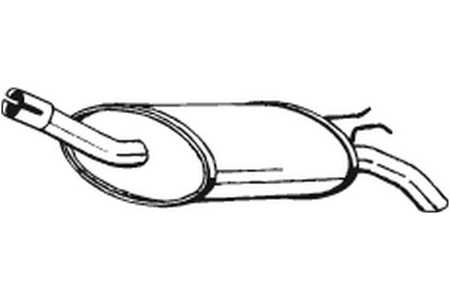 Endschalldämpfer RENAULT Bosal 281-799