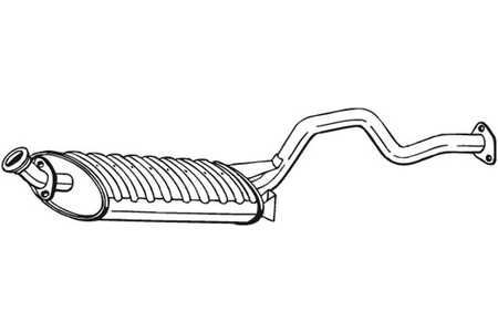 Bosal Mittelschalldämpfer-0