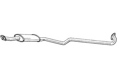 Bosal 282-829 Mittelschalld/ämpfer