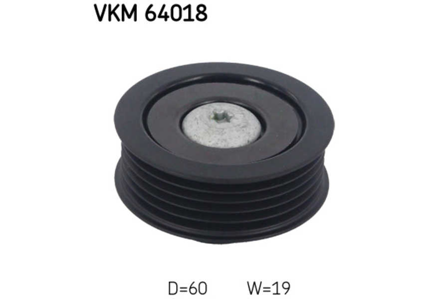 SKF Geleide rol/omdraairol, Poly V-riem-0