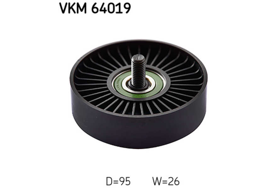 SKF Geleide rol/omdraairol, Poly V-riem-0