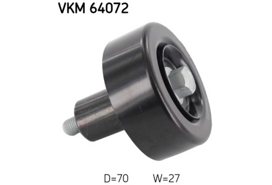 SKF Geleide rol/omdraairol, Poly V-riem-0