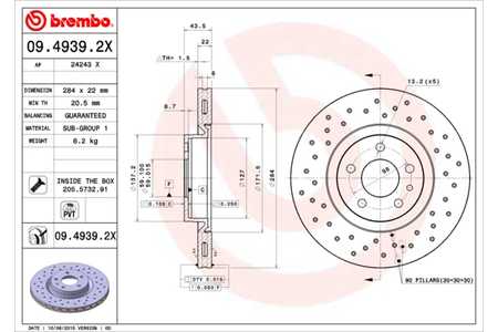 Brembo Discos de freno XTRA LINE - Xtra-0