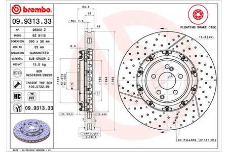Brembo Discos de freno PRIME LINE - Floating-0