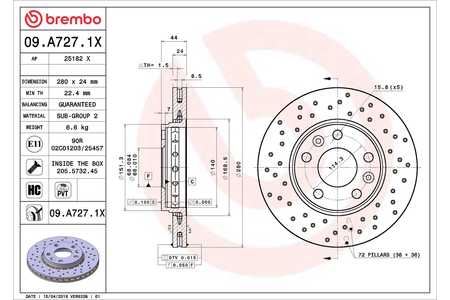 Brembo Achterlicht XTRA LINE - Xtra-0