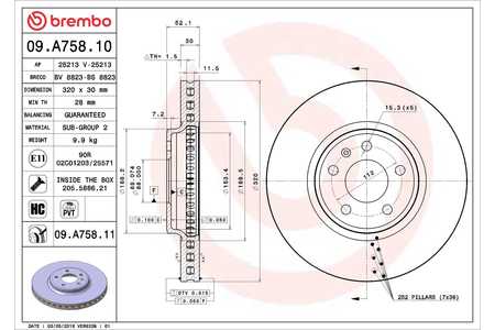 Brembo Remschijf PRIME LINE - UV Coated-0