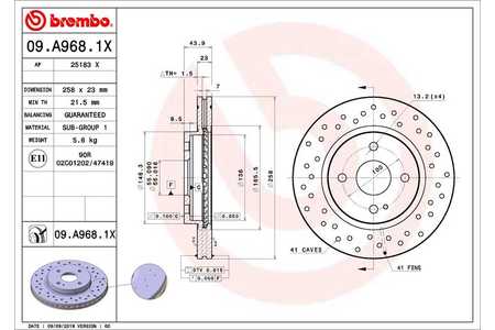 Brembo Discos de freno XTRA LINE - Xtra-0