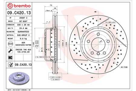 Brembo Achterlicht PRIME LINE - Composite-0