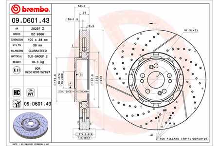 Brembo Discos de freno PRIME LINE - Dual Cast-0