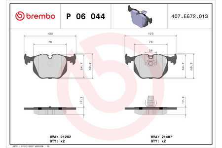 Brembo Bremsbelag PRIME LINE-0