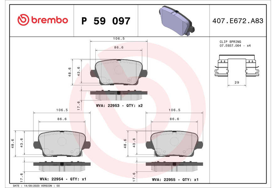 Brembo Bremsbelag PRIME LINE-0