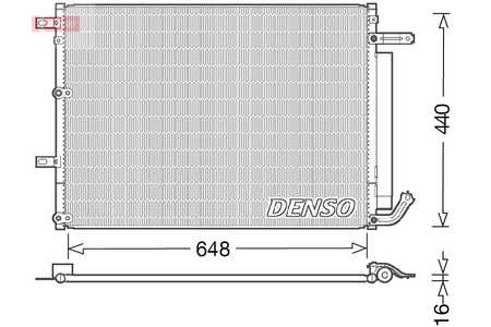 Denso Condensatore, Climatizzatore-0