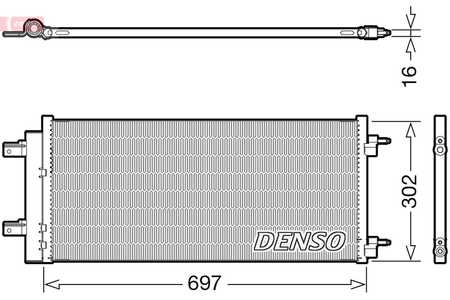 Denso Condensor, airconditioning-0