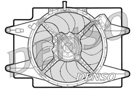 Denso Ventilador, refrigeración del motor-0