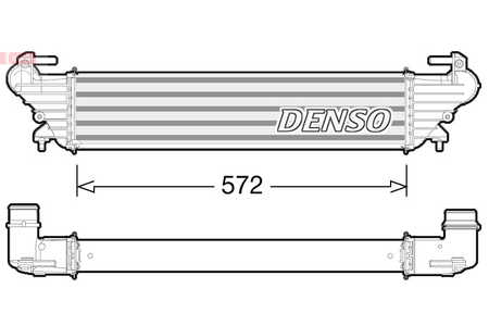 Denso Intercooler, inlaatluchtkoeler-0