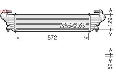 Denso Intercooler, inlaatluchtkoeler-0