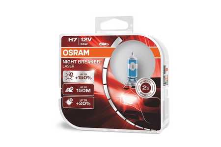 Osram Hauptscheinwerfer-Glühlampe NIGHT BREAKER® LASER