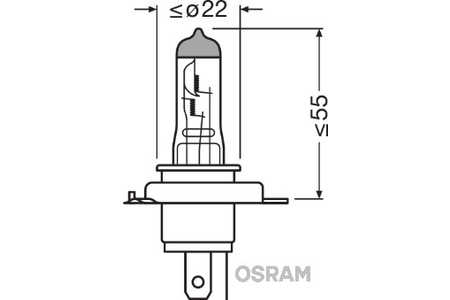 Osram Hauptscheinwerfer-Glühlampe NIGHT BREAKER® LASER-2