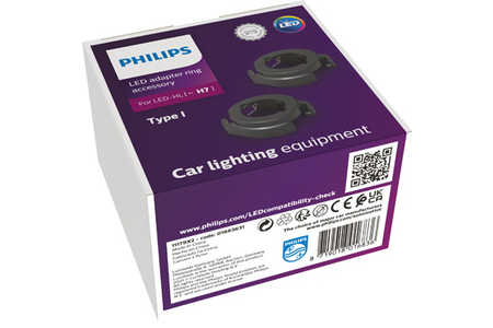 Philips Innesto lampada, Faro principale Adapter Ring H7-LED-0