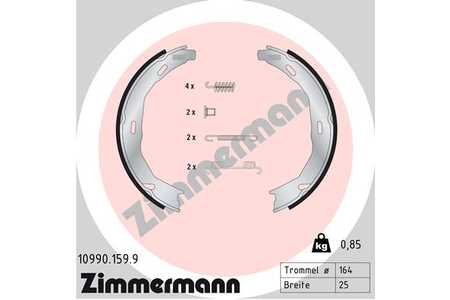 Zimmermann Bremsbackensatz, Feststellbremse-0