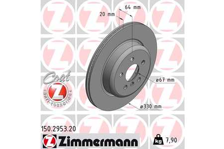 Zimmermann Bremsscheiben COAT Z-0