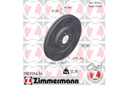 Zimmermann Discos de freno BLACK Z-0