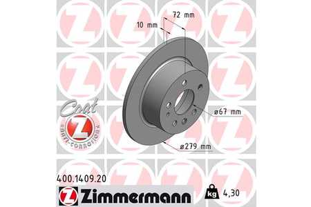 Zimmermann Bremsscheiben COAT Z-0
