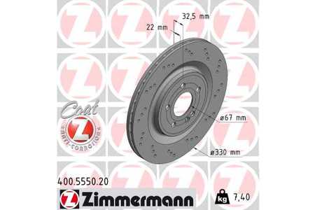 Zimmermann Discos de freno COAT Z-0
